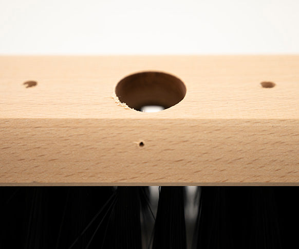 Traditional Wooden Platform Broom With Handle - Soft